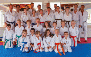 Gjengen som trente tradisjonell karate