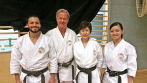 Østerrike - treningsleir - Verdensmester Antonio Diaz, Shihan Henriksen, verdensmestrene Mie Nakayama og Rika Usami