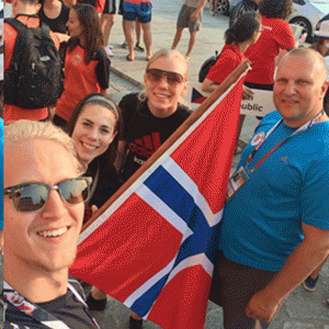 Christian, Ariana, Gitte og Geir H.